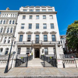 Building exterior of this Flexible Office Space in Lincolns Inn Fields, Holborn offering business' meeting rooms, break-out space and private serviced offices.